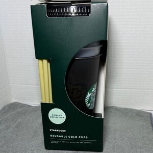 Starbucks Set of 5 Reusable Cold Beverage Cups